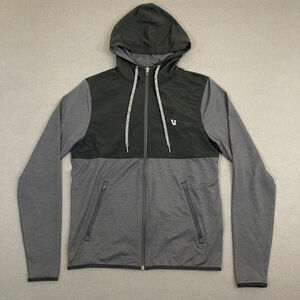 Vuori Sunday‎ Element Jacket Men’s Size Small Gray Black Full Zip Outdoor V215